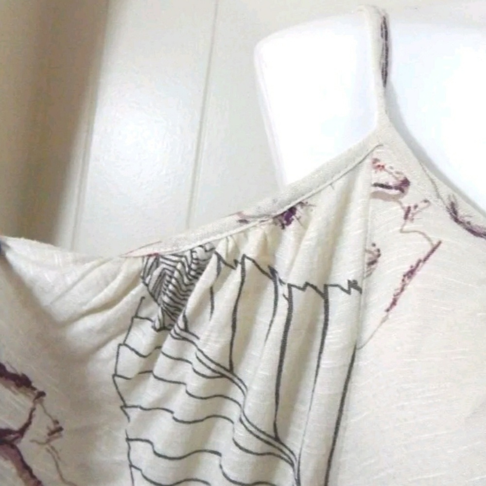 Free People Adelia Cold Shoulder Floral Top - Picture 4 of 5